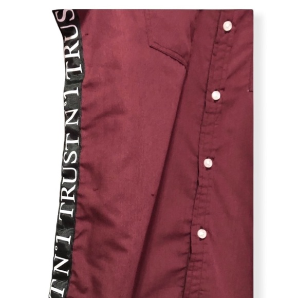 Attitude Gold button down shirt size M - Picture 3 of 4